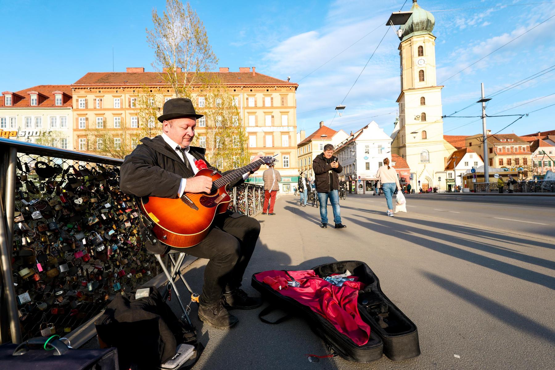 Straßenmusik in Graz: Läuft „Aktion scharf“ in der Grazer Innenstadt?