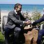 Joe Biden und Emmanuel Macron in Carbis Bay an der kornischen Küste