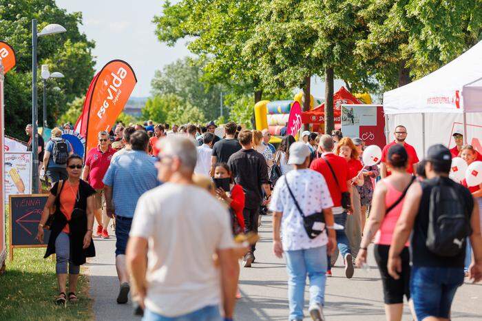 Mehr als 2,5 Millionen Besucherinnen und Besucher soll das Donauinselfest 2022 gehabt haben