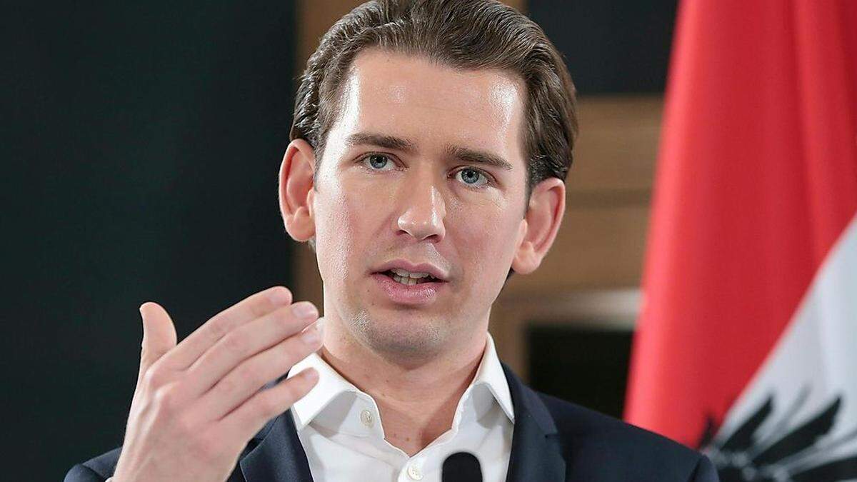 Bundeskanzler Sebastian Kurz