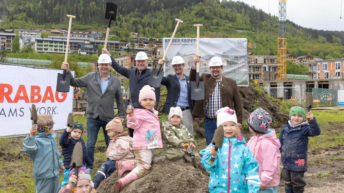 Das Geld fließt unter anderem in den Neubau von Kinderkrippen (im Bild: Schladming)