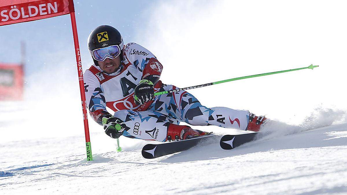 Marcel Hirscher verteidigt heute im Riesentorlauf seine Superserie