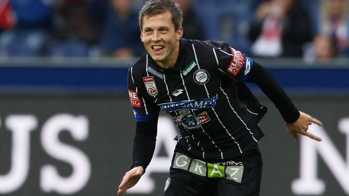 Deni Alar entwickelt sich immer mehr zur Lebensversicherung von Sturm Graz. Der Zeltweger erzielt in der zehnten Runde und seinem neunten Spiel für Sturm seinen zehnten Liga-Treffer.