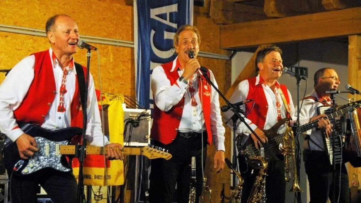 Die fidelen Mölltaler machten Stimmung