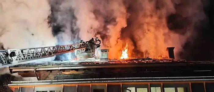 Brand in Kitzbühel