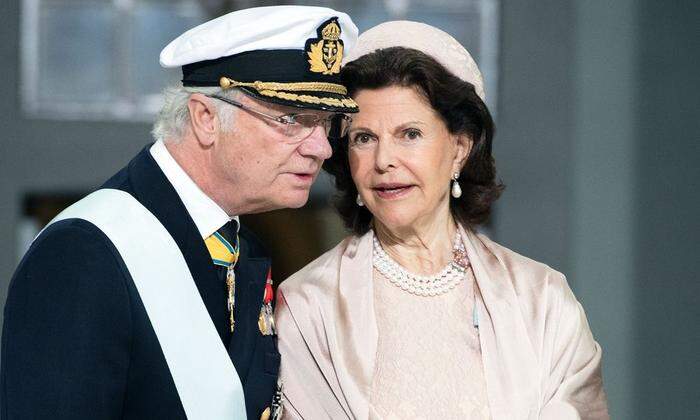 Gemeinsam mit König  Carl Gustaf.