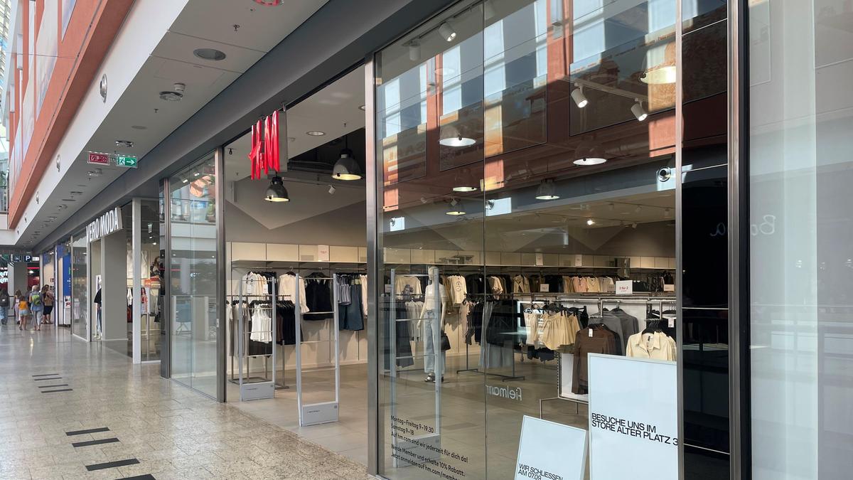 Aktuell läuft der Abverkauf bei „H&M“ in den City Arkaden