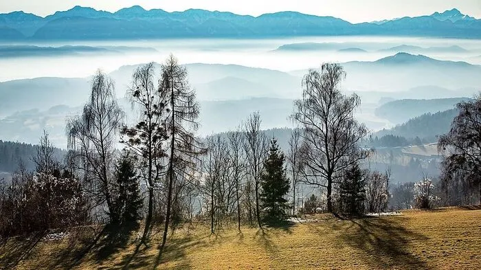 Ein kalter Wintertag steht den Oberkärntnern bevor
