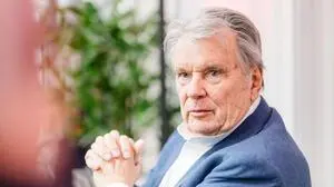 Bau-Tycoon Hans Peter Haselsteiner zu Gast beim Wiener Salon der Kleinen Zeitung