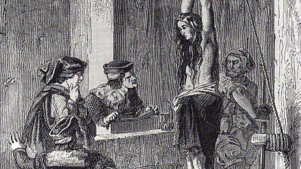 Mit brutalen Foltermethoden erzwangen die Richter bei den Hexenprozessen die „Geständnisse“ 