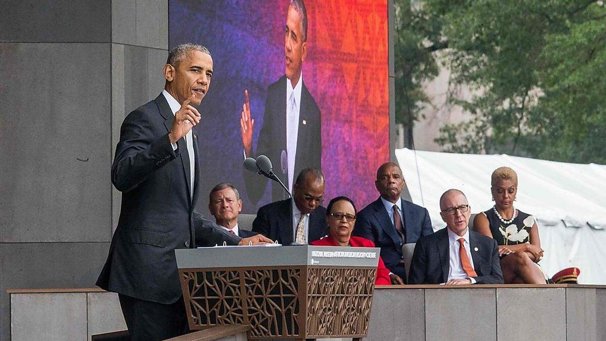 Obama bei der Museumseröffnung