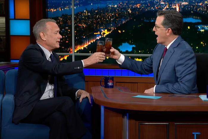 Zumindest Talk-Show-Host Stephen Colbert war vom süßen Sprudel begeistert
