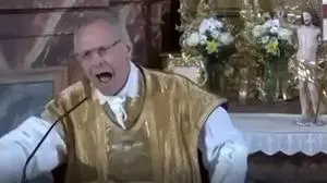 Roger Ibounigg bei seiner Predigt zu Ostern