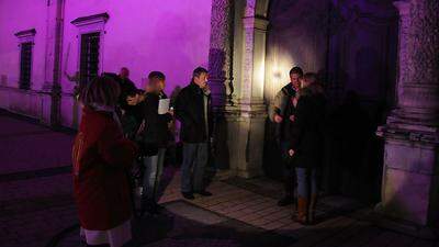 Ein Geisterjäger-Team aus Deutschland wird heute Schloss Porcia erforschen