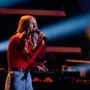 Nina Matzl bei ihrem Auftritt auf der The Voice-Bühne in Berlin
