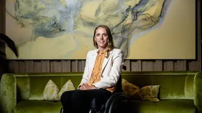Kira Grünberg zehn Jahre nach dem Trainingsunfall. 