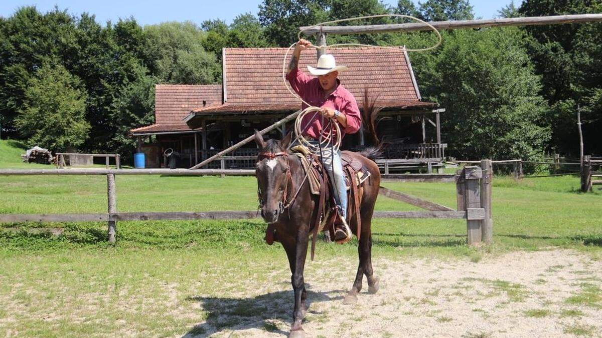 Balaus Tomory auf der Double-T-Ranch