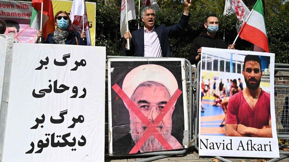 Proteste gegen die Hinrichtung von Navid Afkari