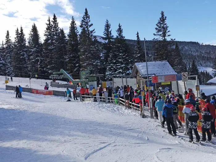 Schigebiet Weinebene, Wintersportzentrum, Skigebiet, Schifahren, Piste, Skifahren, Liftbetrieb