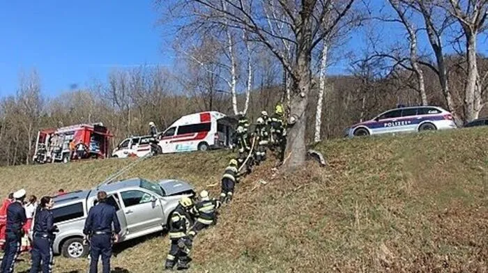Schwerer Unfall auf der B67