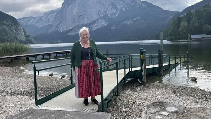 Barbara Freller ist seit 29 Jahren die Obfrau des Tauschmarkts in Altaussee