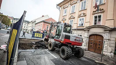 Die Karfreitstraße ist nun einige Tage gesperrt