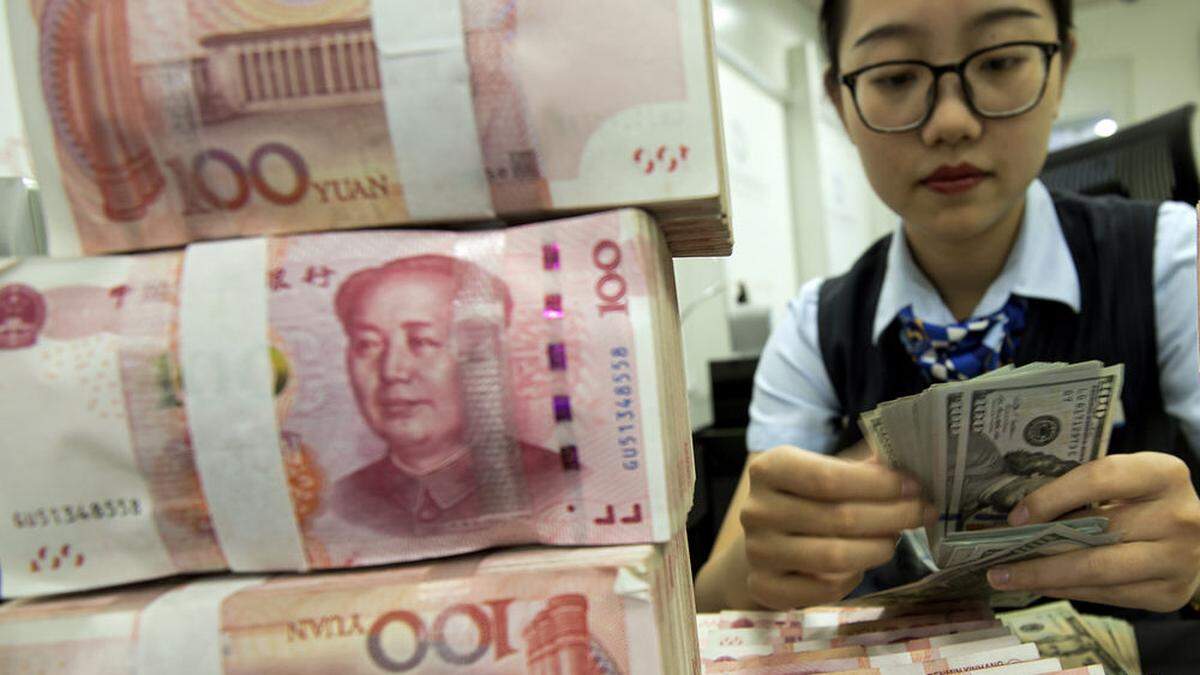 Der Yuan wertet im Verhältnis zum Dollar deutlich ab