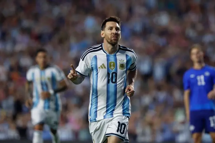 Lionel Messi traf