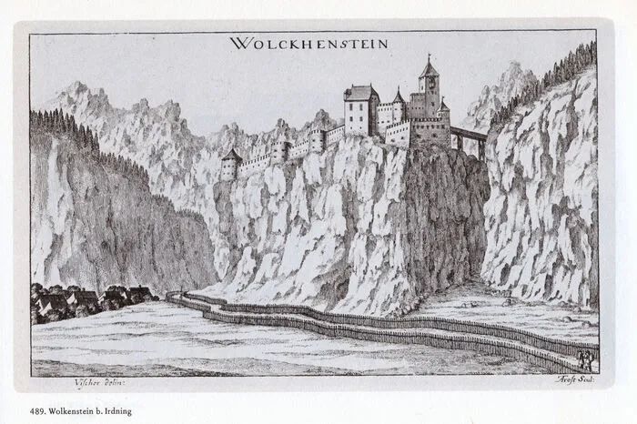 Wolkenstein bei Wörschach, bei Vischer noch "Wolckhenstein"