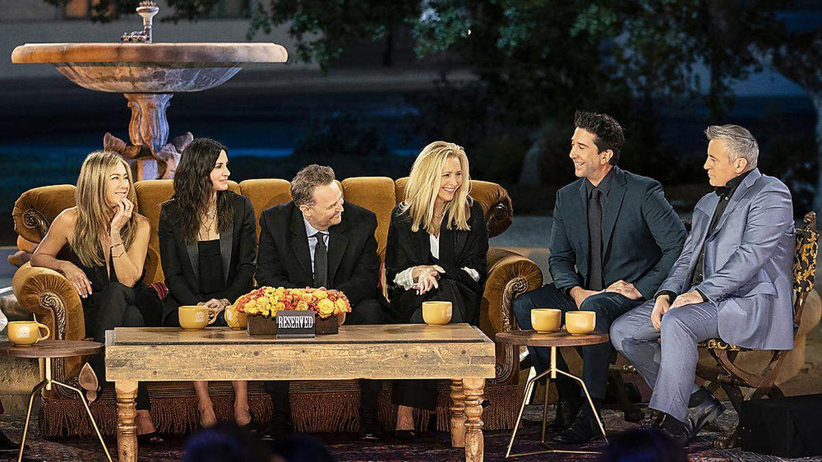 Die Reunion im Mai: Jennifer Aniston, Courteney Cox, Matthew Perry, Lisa Kudrow, David Schwimmer und Matt Leblanc 