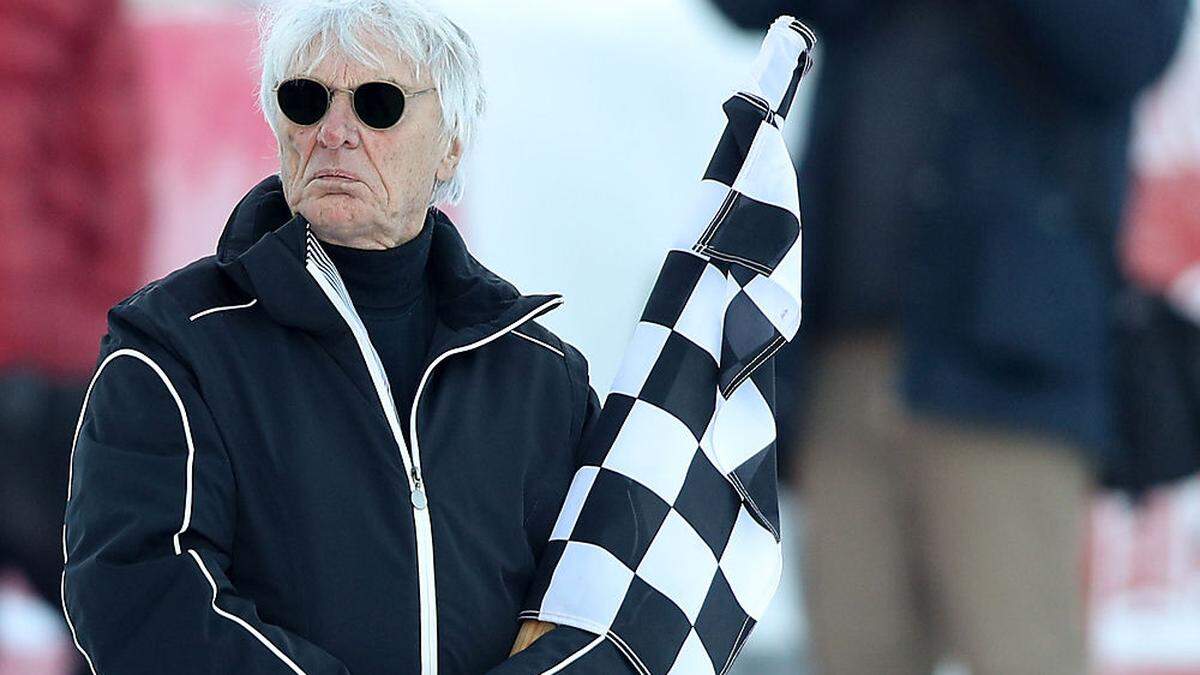 Zielflagge für Bernie Ecclestone