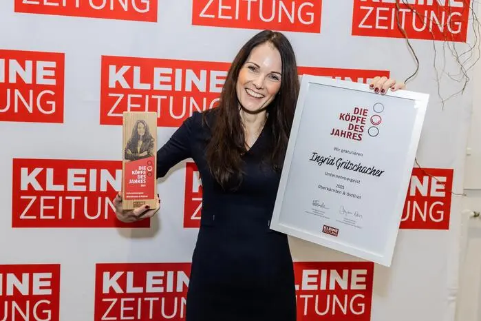 Siegerin in der Kategorie Unternehmergeist: Ingrid Gritschacher