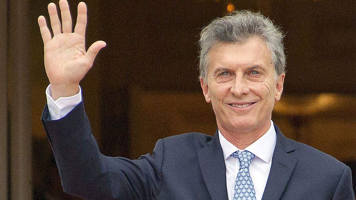 Der argentinische Präsident Mauricio Macri steht ebenfalls auf der Liste