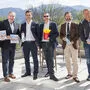 Vorfreude auf den Businesslauf: Sportreferent Christian Mayer, Bürgermeister Hans Straßegger, Tourismusobmann Alfred Grabner, die Sponsoren Andreas Gamsjäger (McDonalds) und Robert Stellnberger (Steiermärkische Sparkasse) sowie Organisator Andreas Steininger