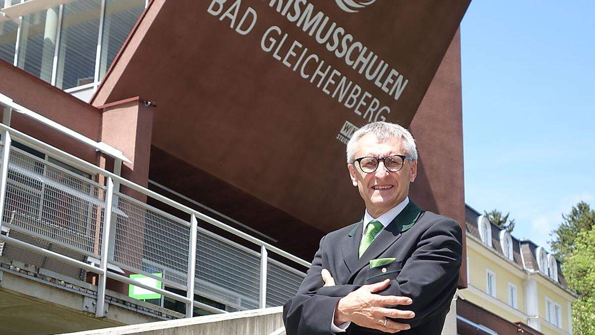 Wolfgang Haas tritt als Direktor der Tourismusschulen Bad Gleichenberg ab.