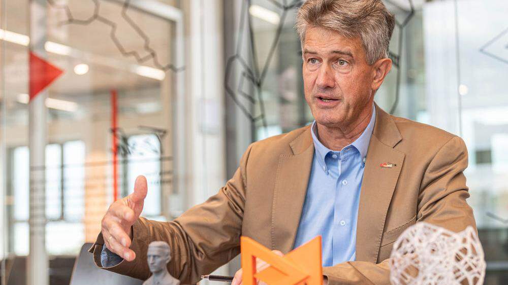 TU-Rektor Harald Kainz muss Arbeitsräume für die vielen zusätzklichen Forscher schaffen