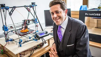 Harald Mahrer bei der Eröffnung der Smart Labs Carinthia