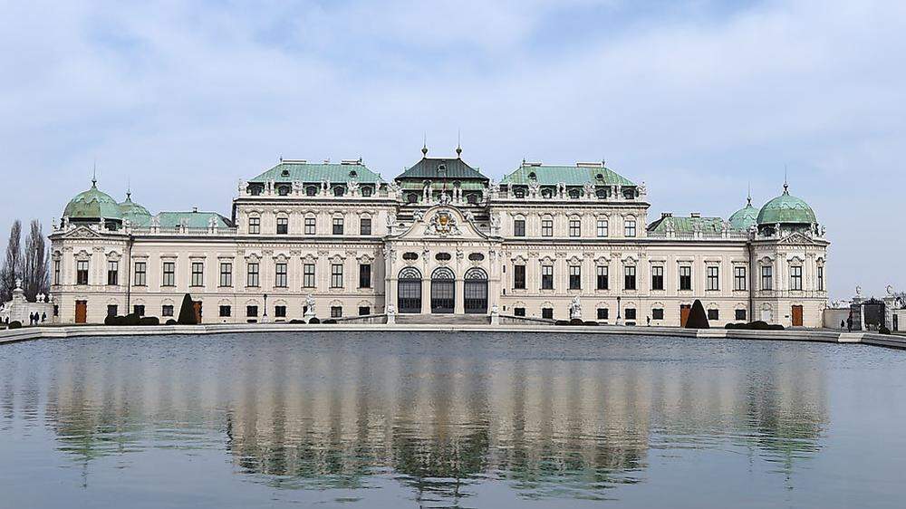 Im Belvedere in Wien sind die Besucherzahlen komplett eingebrochen