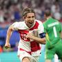 Luka Modric freut sich über sein Tor gegen Italien