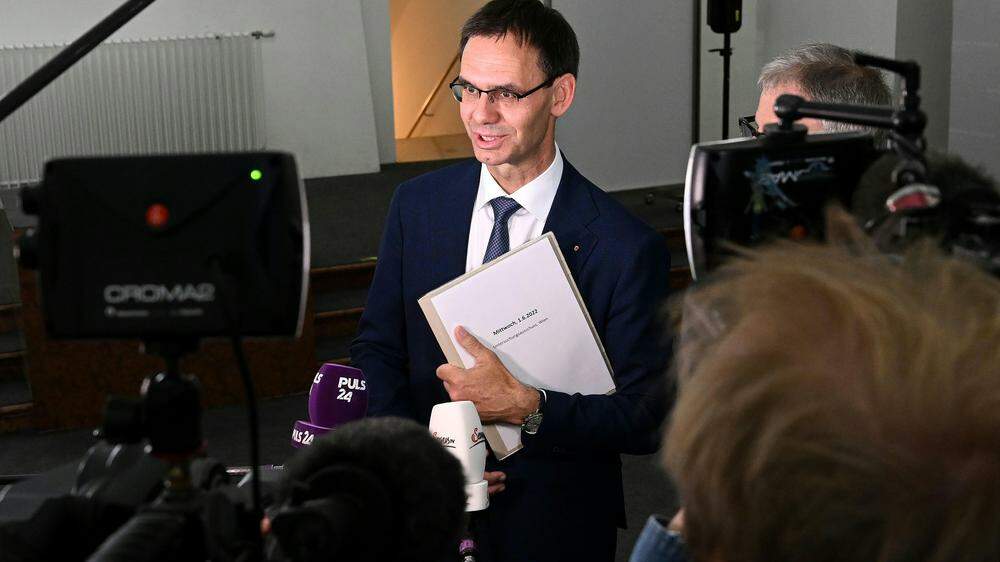 Vorarlbergs Landeshauptmann Markus Wallner (ÖVP) am Weg in den U-Ausschuss geladen