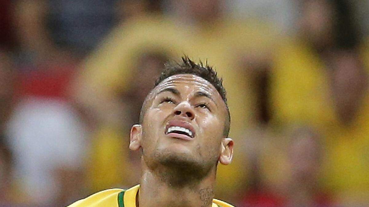 Neymar und ein verzweifelter Blick nach oben