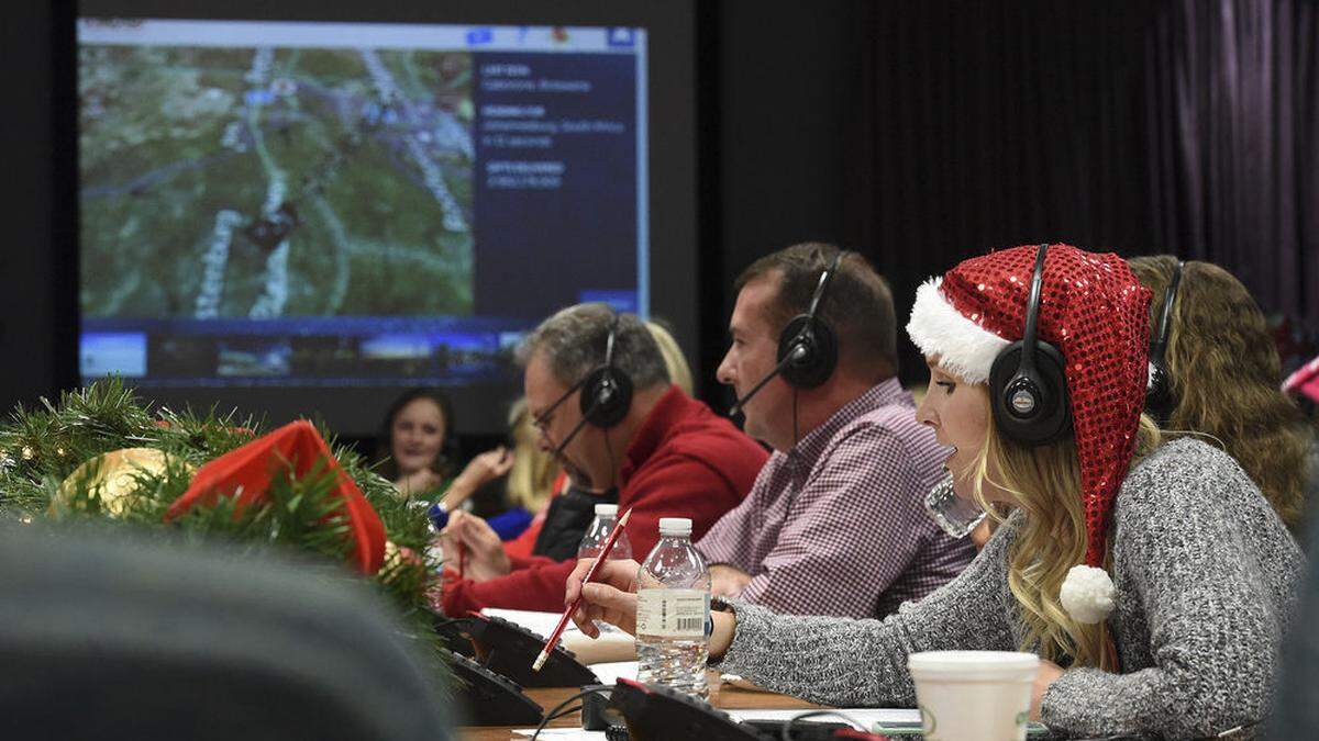 Eine schöne Tradition: Norad-Mitarbeiter beantworten die Anfragen von Kindern, wann Santa im Anflug ist. 