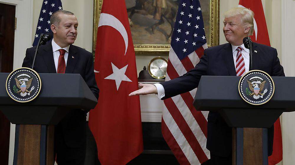 Recep Tayyip Erdogan und Donald Trump traten gemeinsam vor die Presse