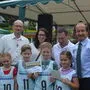 Die Gewinner des Kinder Staffel Bewerbs: Das Team Rettenegg mit dem stolzen Bürgermeister Johann Ziegerhofer
