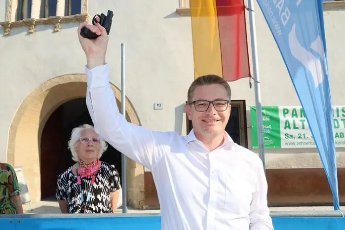 Den Startschuss feuerte Klaus Domittner ab.
