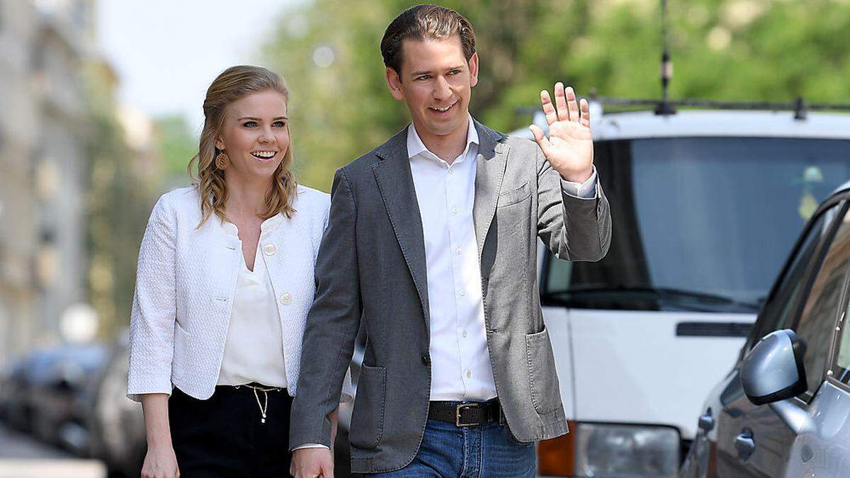 Sebastian Kurz und seine Freundin Susanne Thier