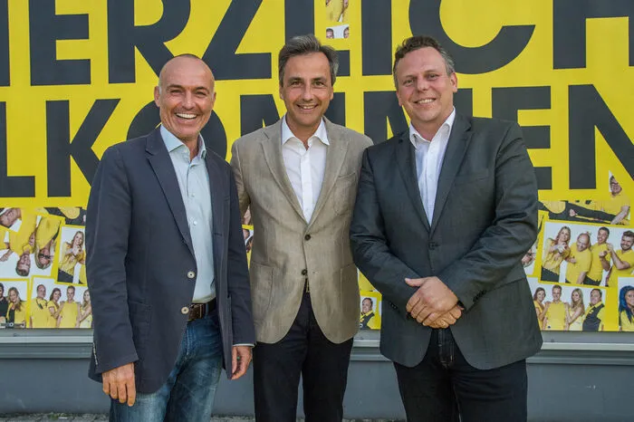 Nationalratsabgeordneter Gerald Klug, Bürgermeister Siegfried Nagl, SPÖ-Graz-Chef Michael Ehmann