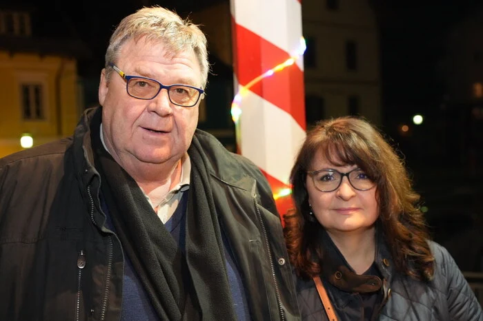 Immobilienentwickler Manfred Siller mit Gattin.
