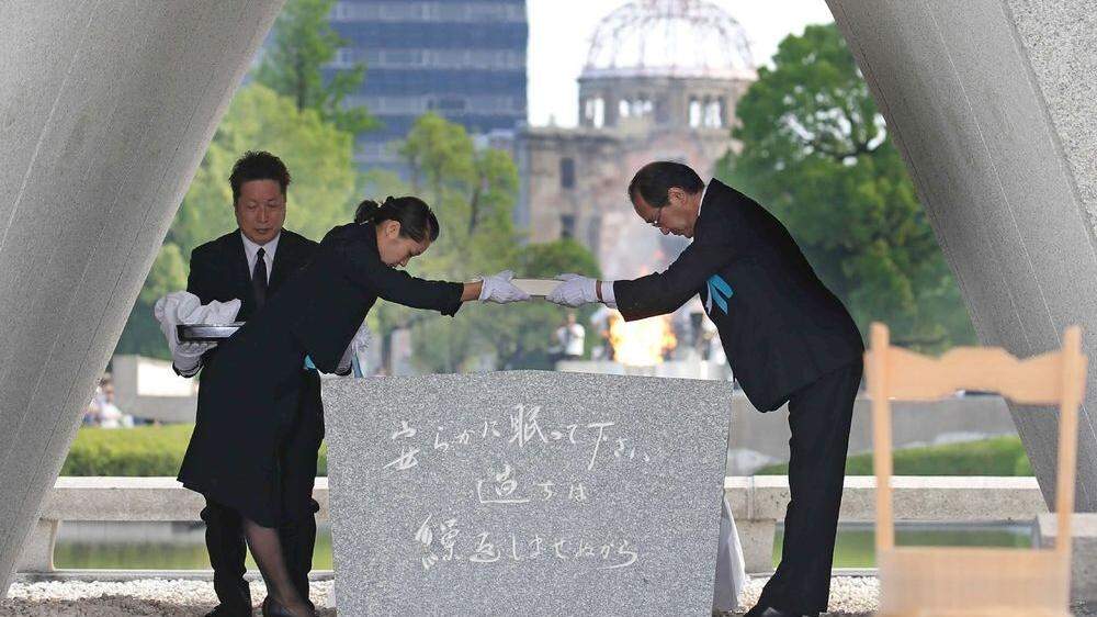 Gedenken an die Opfer von Hiroshima
