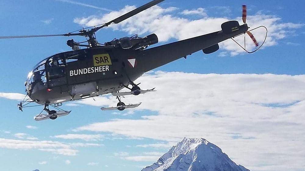 Hubschrauberbesatzungen von Innenministerium und Bundesheer waren an der Suchaktion beteiligt